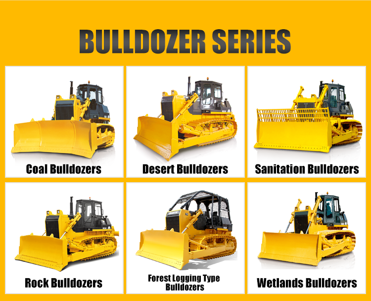 320HP Crawler Bulldozer with High Operating Efficiency and Heavy-Duty Chassis for Construction Projects