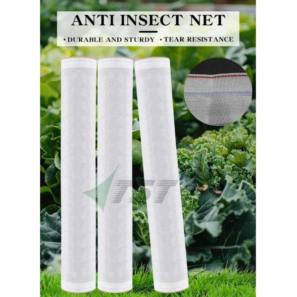 Mesh 50x25 130gsm HDPE Agricultural Anti Insect Net For Greenhouse