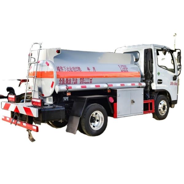 Dongfeng Stainless Steel Tanker Truck Gasoline Mobile Refueling Truck 2200L Capacity