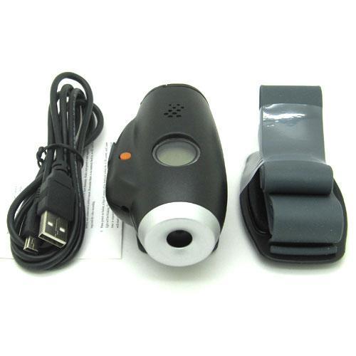 1.3 Megapixel Helmet HD Mini DV Camcorders With  IR LED For Biking, Skateboarding