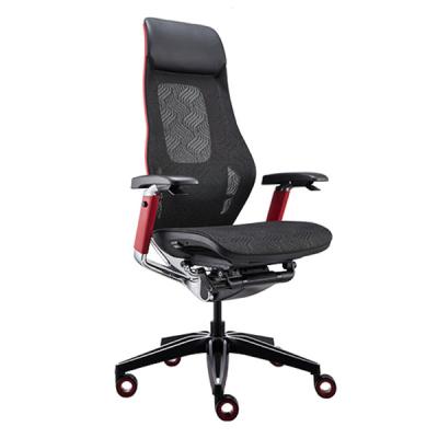 Black Leather Headrest Swivel Gaming Chair High Back PA Frame Home Office