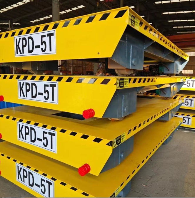 200 KG Electric Flat Car with Wireless Remote Control and 360 Degrees Rotating for Industrial Use