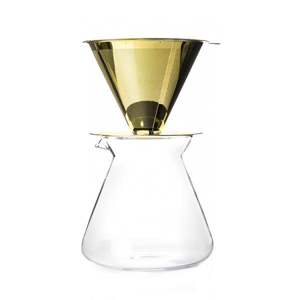 Fabricante de café de vidro do gotejamento de Tangson 500ml, uso do agregado familiar da caneca de café do Borosilicate
