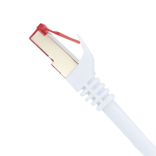 Networking 10G CAT6A 7.5M SSTP Ethernet Cable Solid Bare Copper