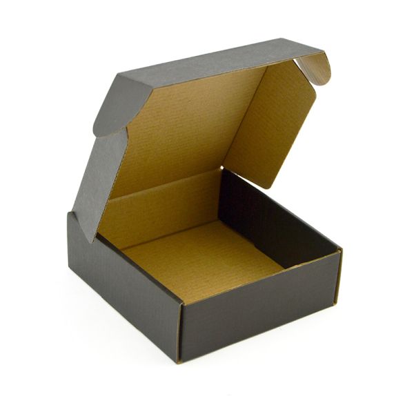 Черное грузя печатание коробки гофрированной бумаги 4c для почтовой отправки