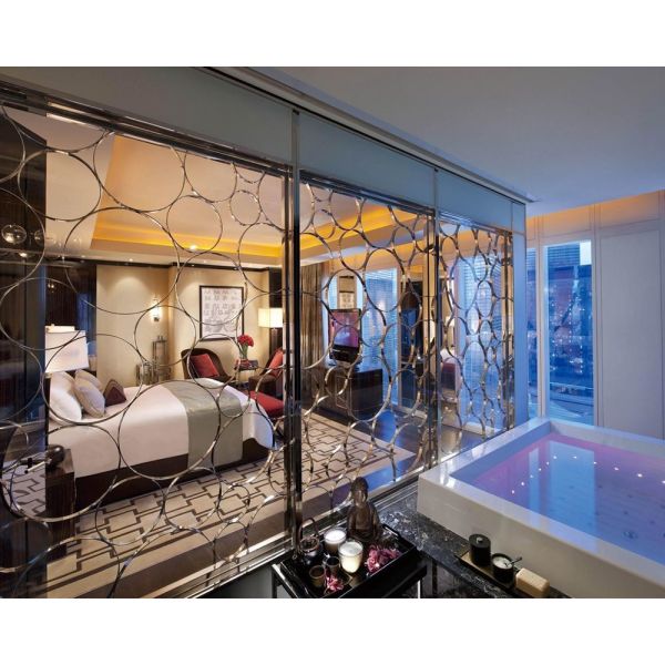 Hairline Copper Metal Screens For Facade/Wall Cladding/ Curtain Wall/Ceiling