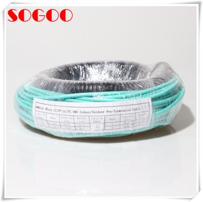 12 / 24 Fibers OM3 OM4 LC SC Fiber Breakout Cable
