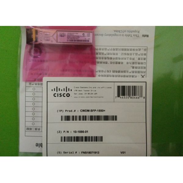 Optical Fiber Module CWDM-SFP-1550  SFP 1.25g 1550nm 80km 1 year warranty