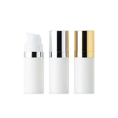 Flacon pompe cosmétique airless mini 10ml 5ml pour soins de la peau, étanche, sans BPA (MC-225)