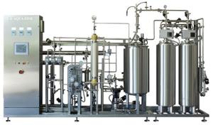 Sistema RO EDI de dois estágios com controlo PLC Siemens S7 e consumo de energia