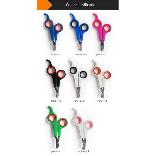 Chiens de compagnie Cats Coupe-ongles en acier inoxydable Coupe-ongles de toilettage Ciseaux Chiens de chiens chats