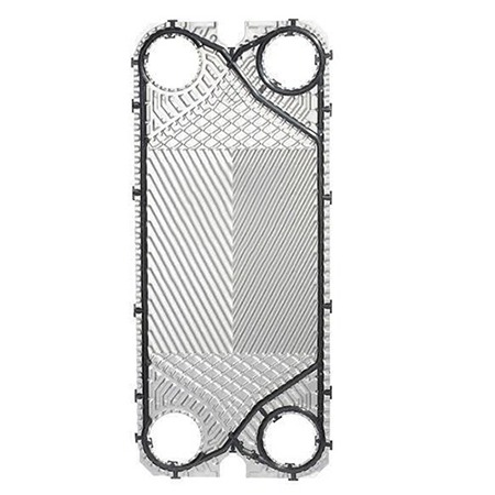 Flexible Material Brazed Plate Heat Exchanger Plate with Single Plate Configuration