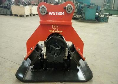 Compacteur de plaque hydraulique résistant aux vibrations pour excavateur incliné à 45 degrés
