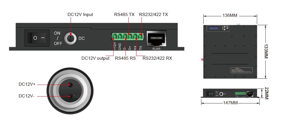 радиотелеграф передатчика IP 1400Mhz COFDM с 10-15Km передает расстояние