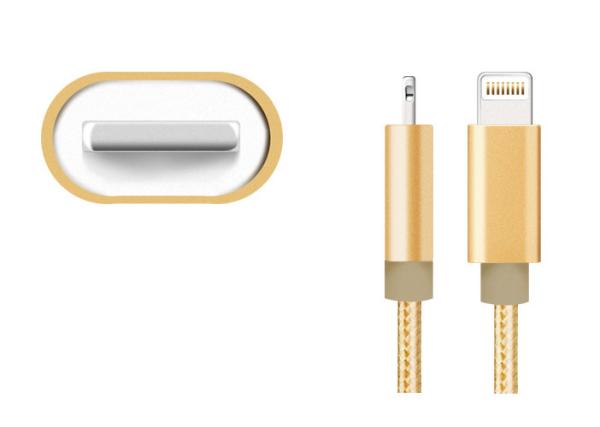 2.1A 8 Pin Ipad Iphone Fast Charging Cable , Apple Iphone Usb Cable 3ft 6ft 10ft