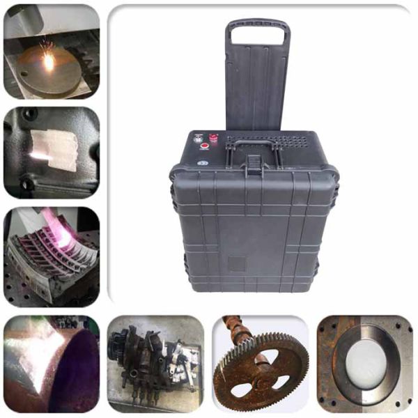 Suitcase Type 50w Pulsed Fiber Laser Rust Removal Machine Fully Enclosed
