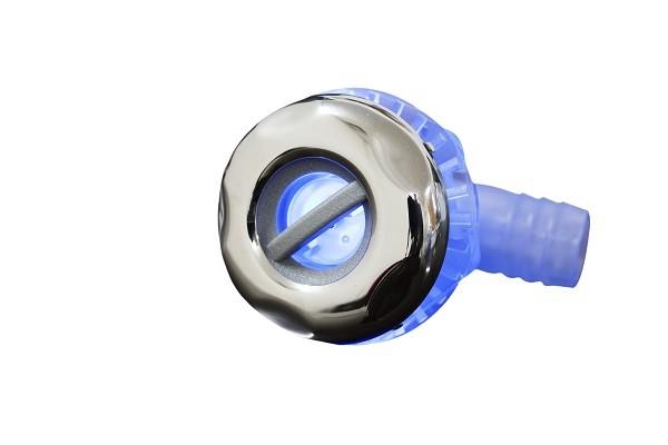 Swirl Light Up Spa Jet Nozzle 3/8 Air Barbed x 3/4 Water Barbed  , Hot Tub Parts Jets