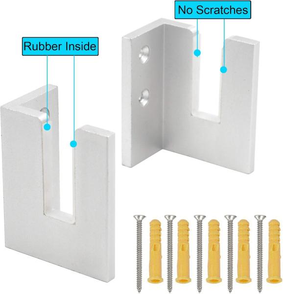 Wall-Mounted Snowboard Hanger Carbon Steel Display Rack Horizontal Storage Holder