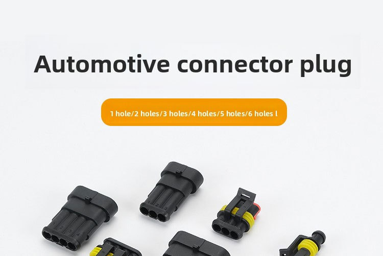 1.5 Series Waterproof Automotive 1 2 3 4 5 6 7 8 Pin Connector AMP Socket Plug Connector