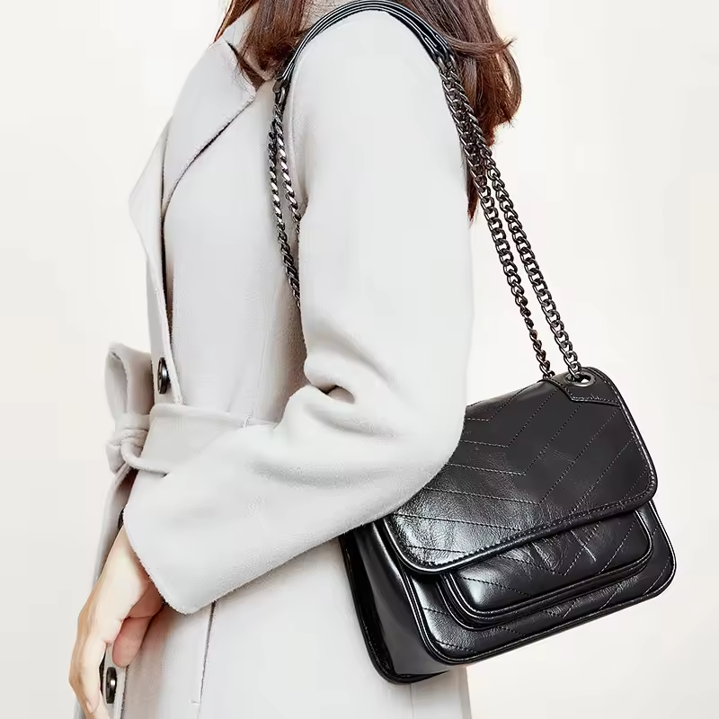 PU Leather polyester Luxury Large Branded Women's Shoulder Bags Handbag Designer Bag