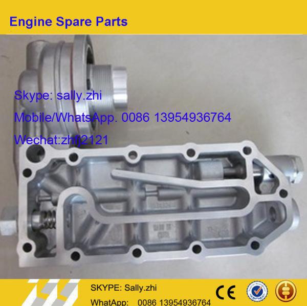oil filter seat assembly c4936396, 4110000081108, engine spare parts  for Cummins Diesel Engine