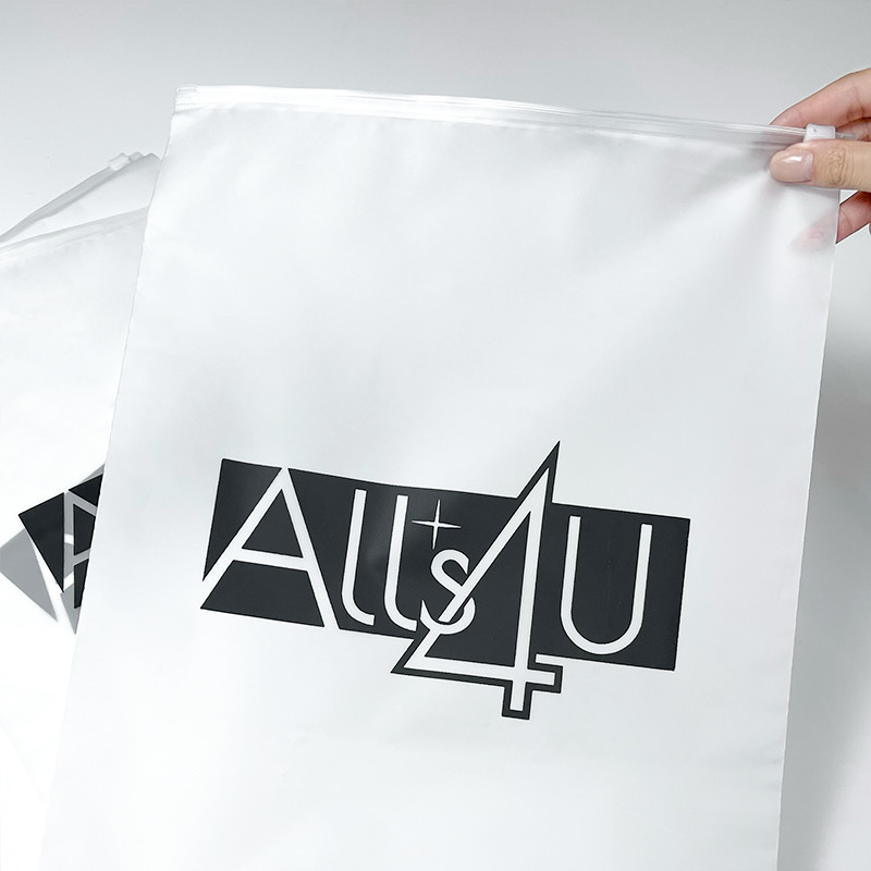 12 проводов Прозрачные / Мэтные Zipper Bags Custom Zipper Lock Bags