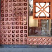 Material de construção Bloco ventilado para parede Decorativo Terracota tijolo oco