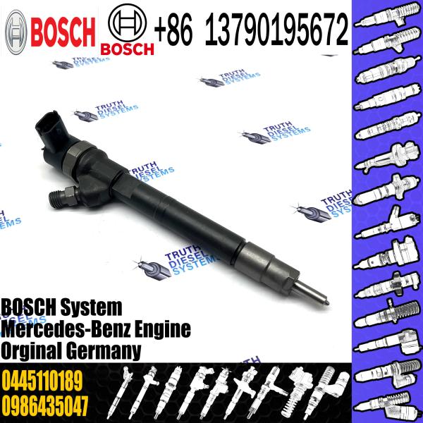 Injetor comum diesel novo original A6110701487 0445110189 do trilho para os MOTORES TD 22 da FORÇA