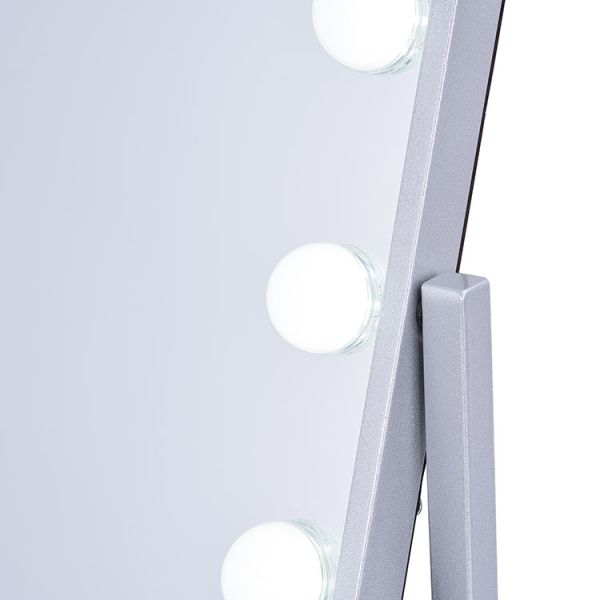 OEM Durable Dressing Room Illuminated Cosmetic Beauty Vanity Mirror with LED Lights