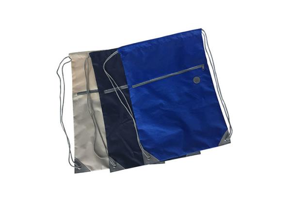 Zippered Custom Drawstring Backpack SEDEX Drawstring Sport Bag