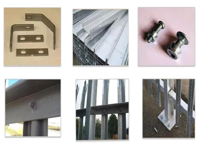 Steel Galvanized Modular Palisade Fence Panel High Security Perimeter Solution