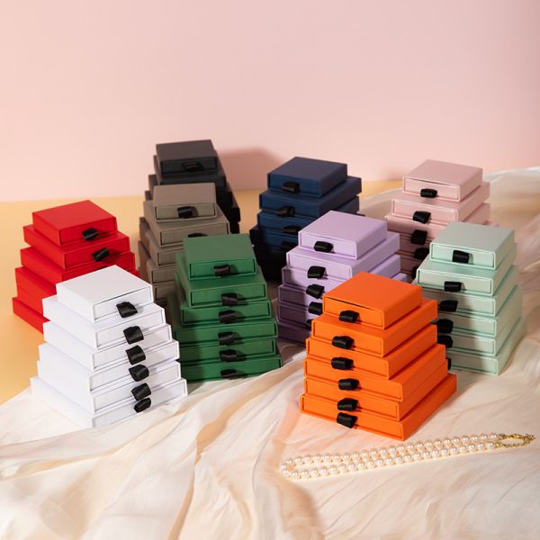 Collier bracelet pendentif boîte d'emballage coffret à retirer boîte de bijoux boîte de rangement de bijoux tiroir