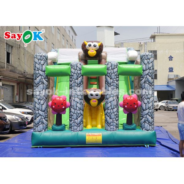 Надувное скольжение хвастуна животной тематической вечеринки 6*4м сползает раздувное для рекламировать