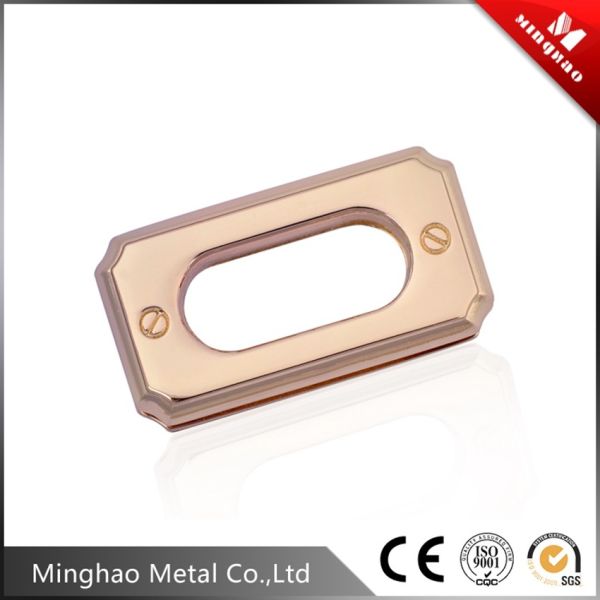 Hot sale metal plating square eyelet for handbag parts,34.52*18.7mm