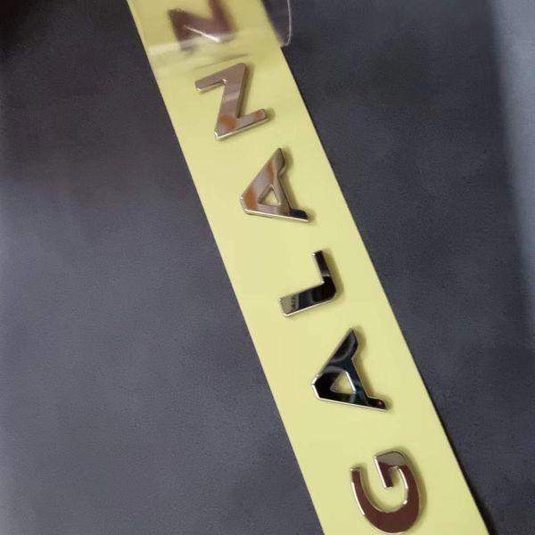 OEM Customized Nickel Ultra-thin Metal Logo for Eco-friendly Electronic Home Appliances