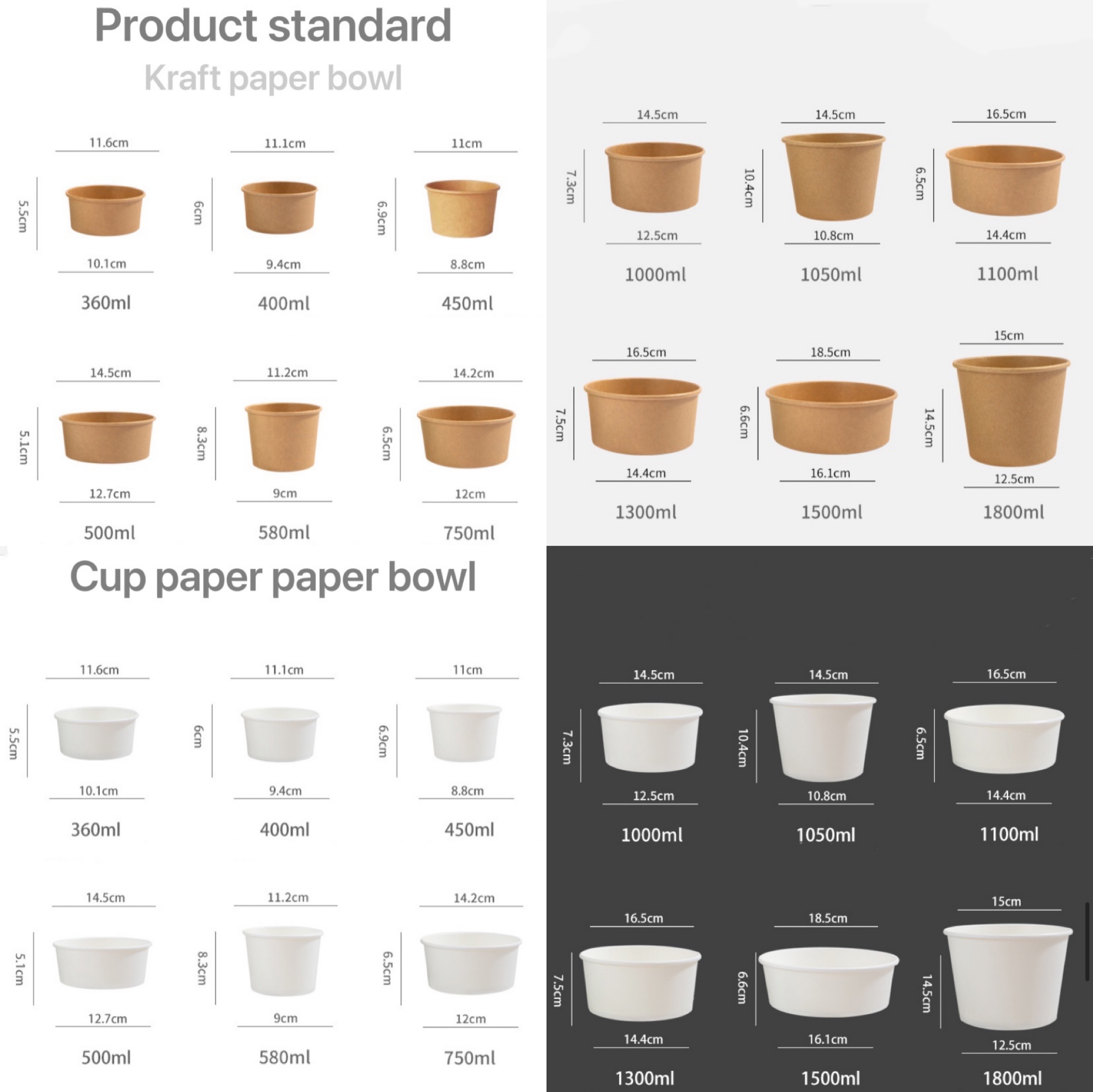 Лапши суш гамбургера бумажной коробки пищевого контейнера Eco контейнеры дружелюбной на вынос
