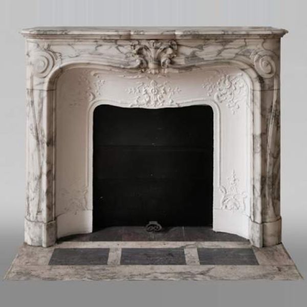 Fireplace mantel dark marble camino fireplace surround nordic custom made marble solid fireplace mantel for sale