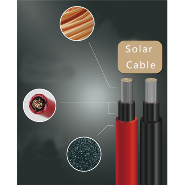 Кабель солнечного одиночного ядра ПВ электрический/солнечный одобренный кабель 4мм2 2пфг1169