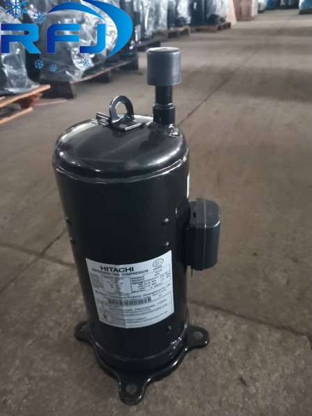 Low Sound Hitachi Scroll Compressor E605DH-59C2YG 8-26KW Direct Suction Less Preheating