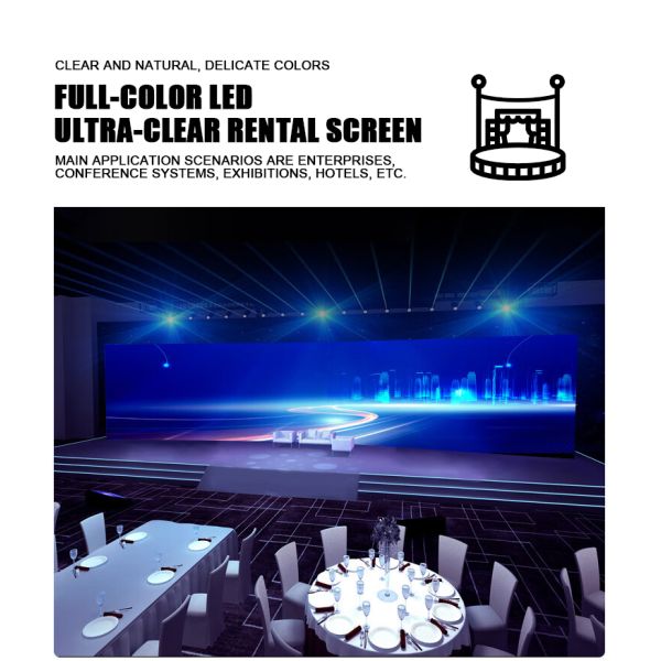 Outdoor Live Performance LED Screen Rental LED Display Waterproof Stage Screen
