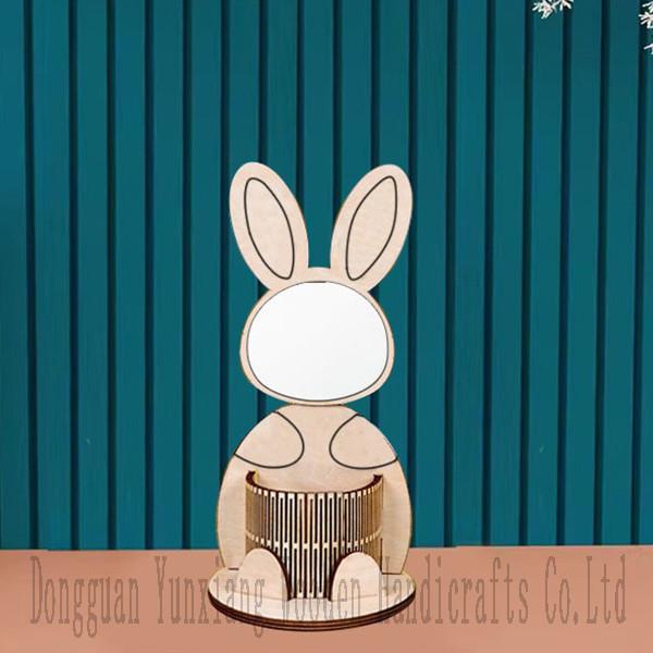 3D Wooden Puzzle DIY Handmade Desktop Organizer Holder Wooden Pen Holder