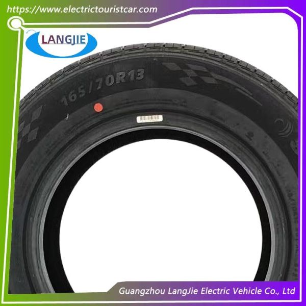 Electric Sightseeing Car Vintage Car LVTONG Black Tire Outer Tube