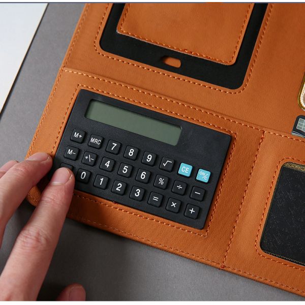 Ультрапортативный кожаное портфолио дела