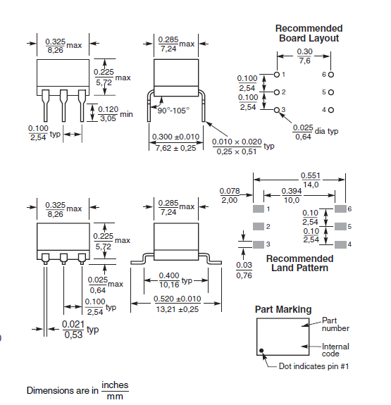WB1010-SML Surface Mount Wideband RF Transformers Gate Drive Transformer