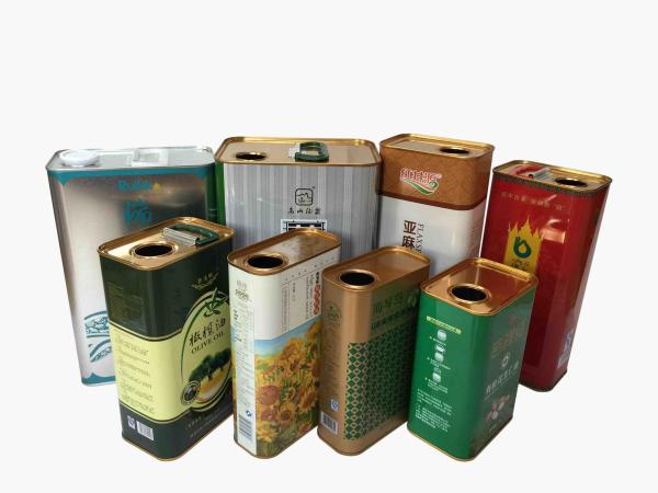 Quadrado Olive Oil Tin Cans 1 litro Tin Can Food Packaging