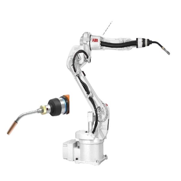 Robô de solda industrial do robô da linha central do braço ABB IRB 1520ID 6 do robô industrial com soldador de Megment