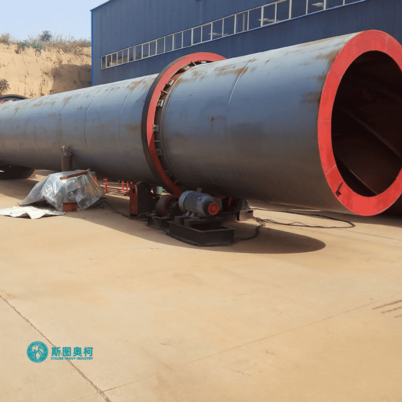 Rotary Drum Dryer for RDF Fuel with 20TPH-5000TPH Processing Capacity and Low-Temperature Drying Sealed Dust Removal