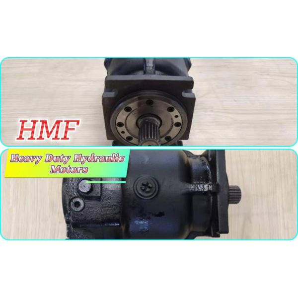 Heavy Duty HMF90 Hydraulic Motors Cast Iron Housing Easy Maintenance High Torque