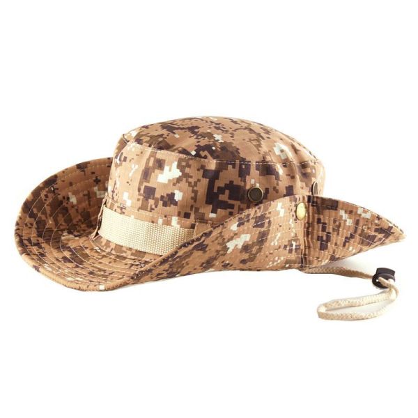 Military Camouflage Outdoor Fisherman Hat 57cm Tactical Bucket Hats