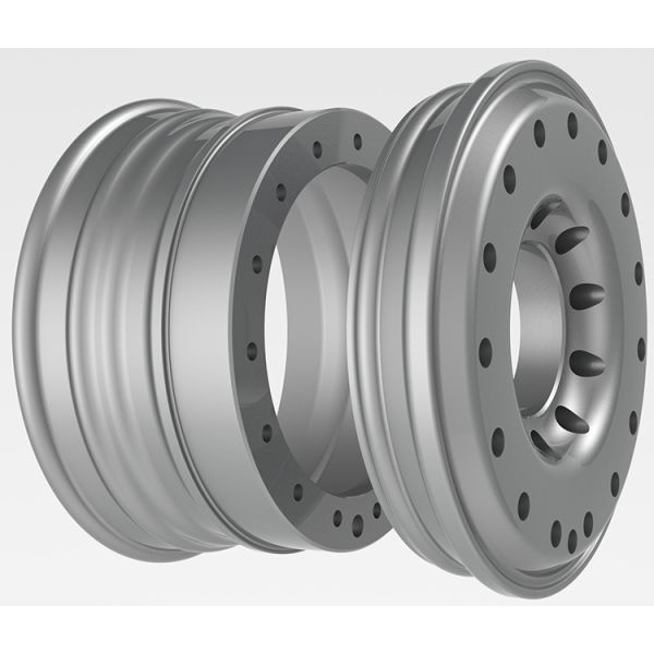 оправа колеса 20 x 11 военного транспортного средства выковала сплав колеса тележки бронированного транспортного средства 2 частей для армии